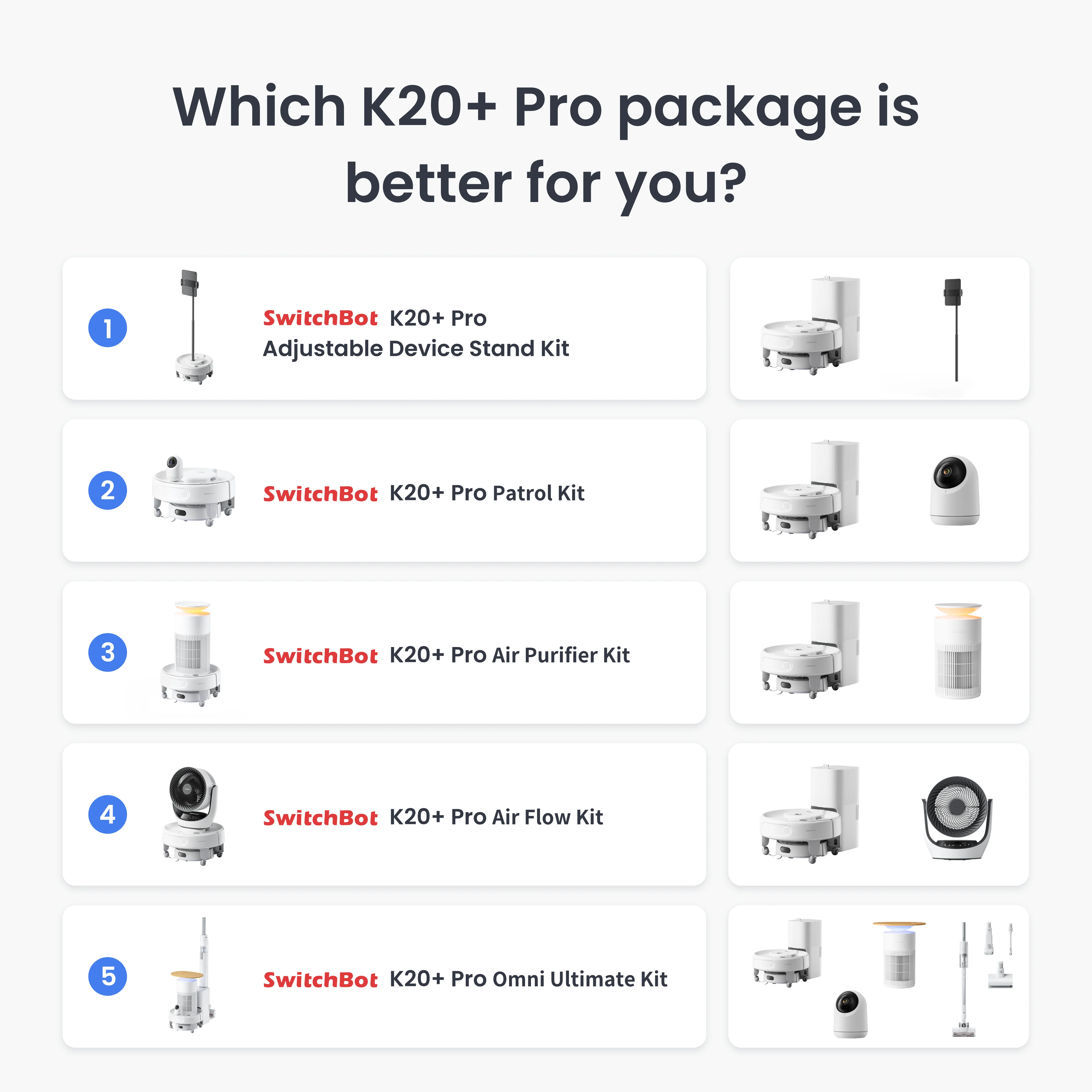 SwitchBot K20+ Pro Adjustable Device Stand Kit - Image 10